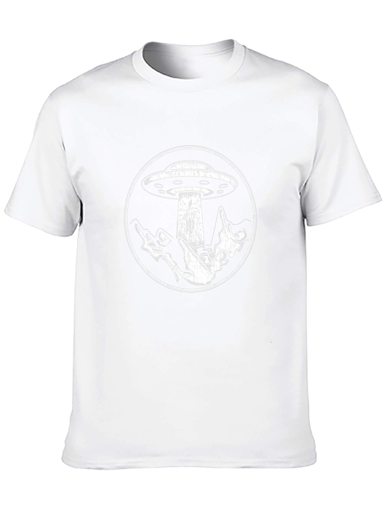 UFO Abduction Graphic T-Shirt