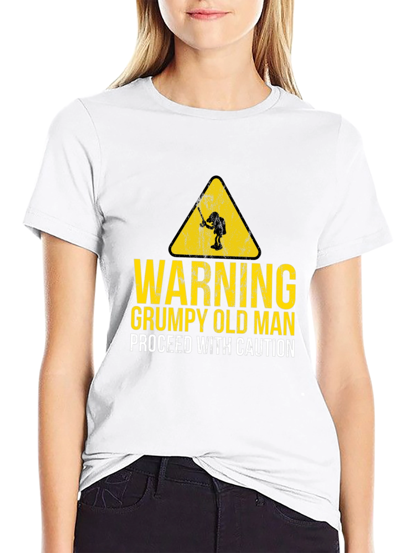 Grumpy Old Man Warning Graphic Tee