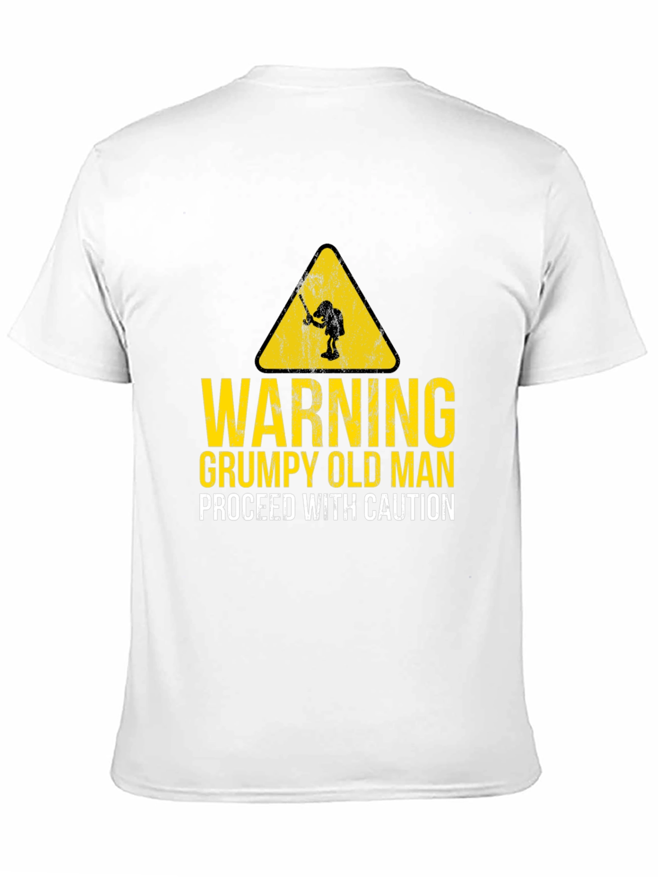 Grumpy Old Man Warning Graphic Tee