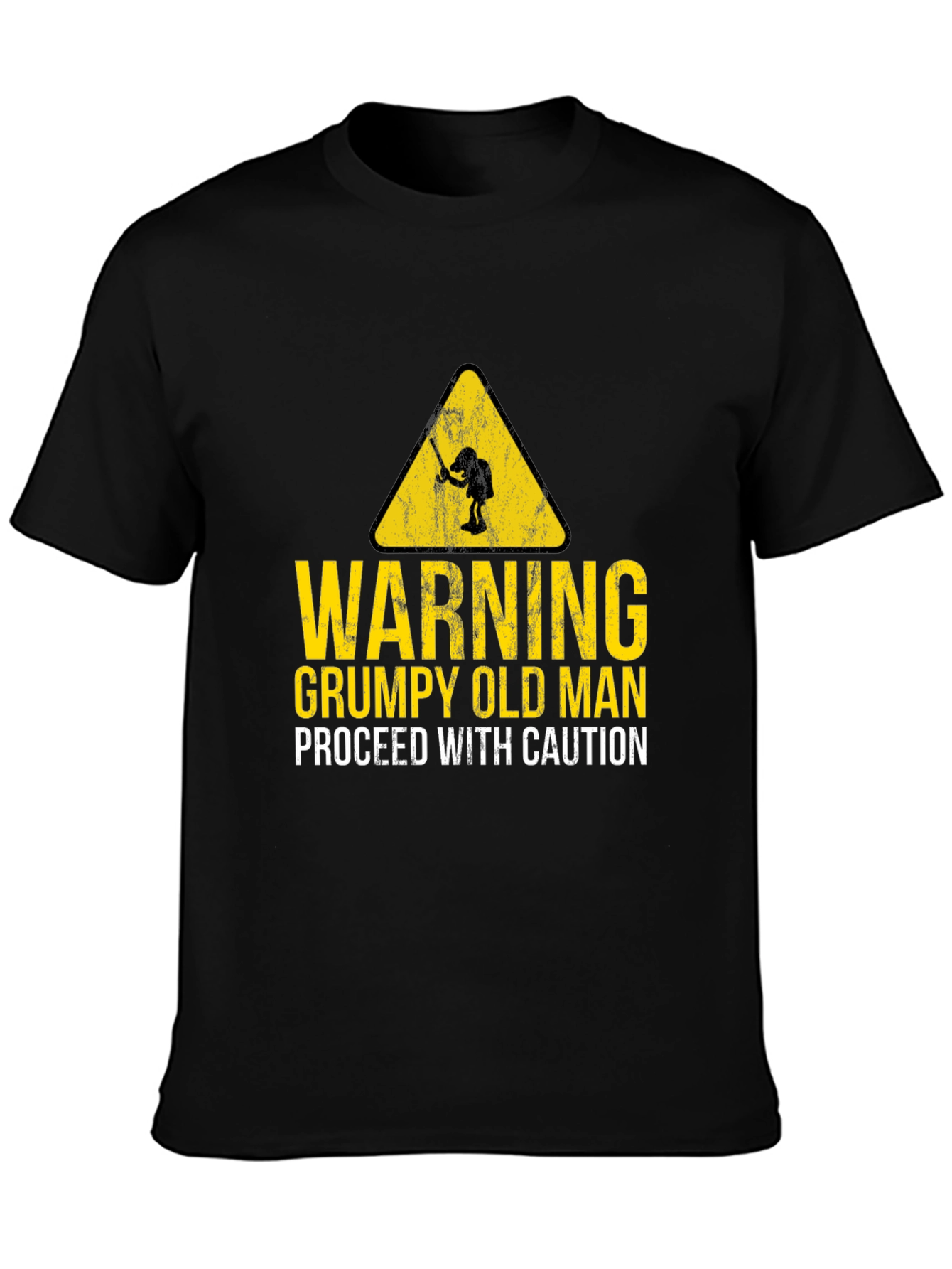 Grumpy Old Man Warning Graphic Tee