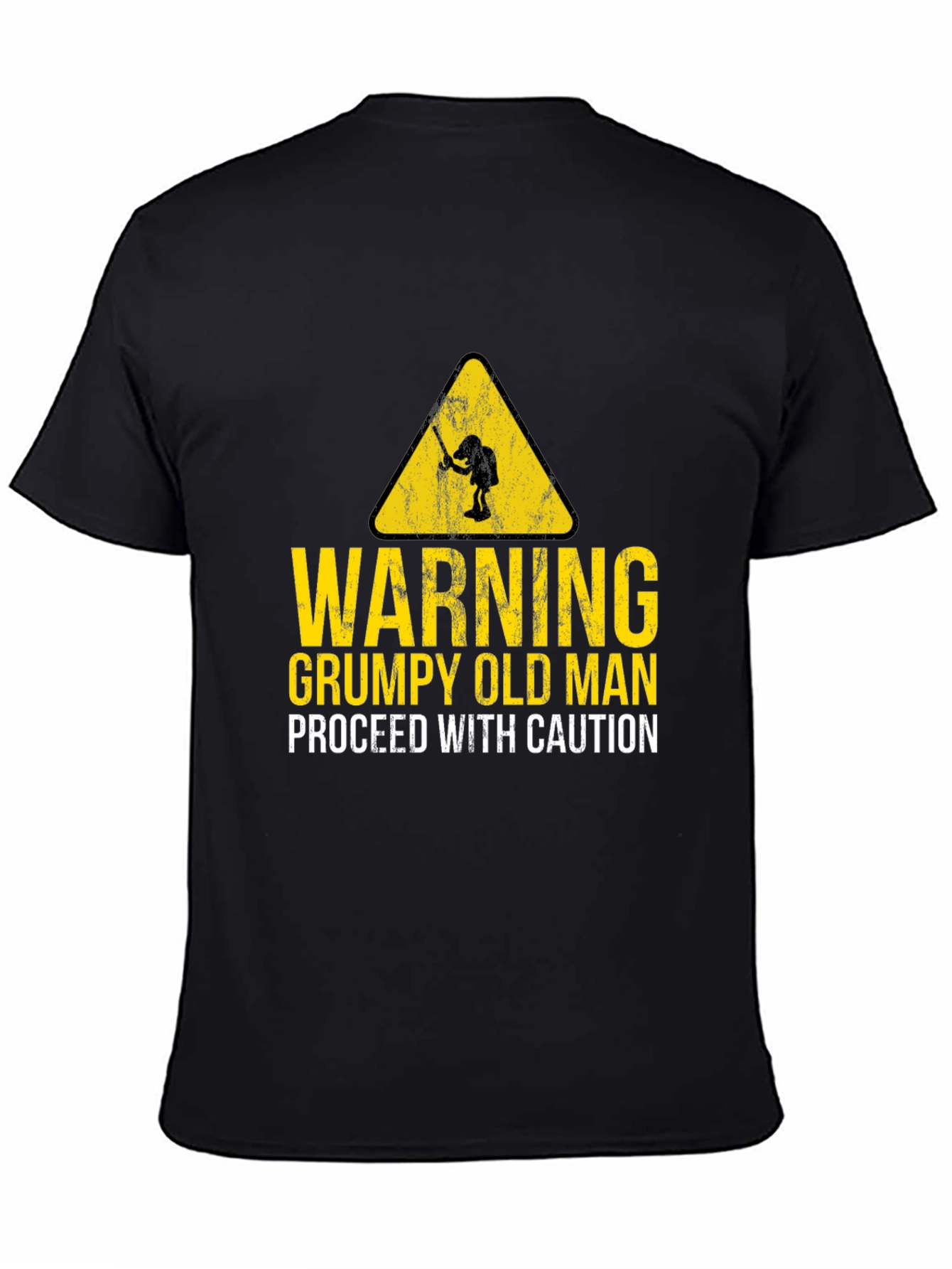 Grumpy Old Man Warning Graphic Tee