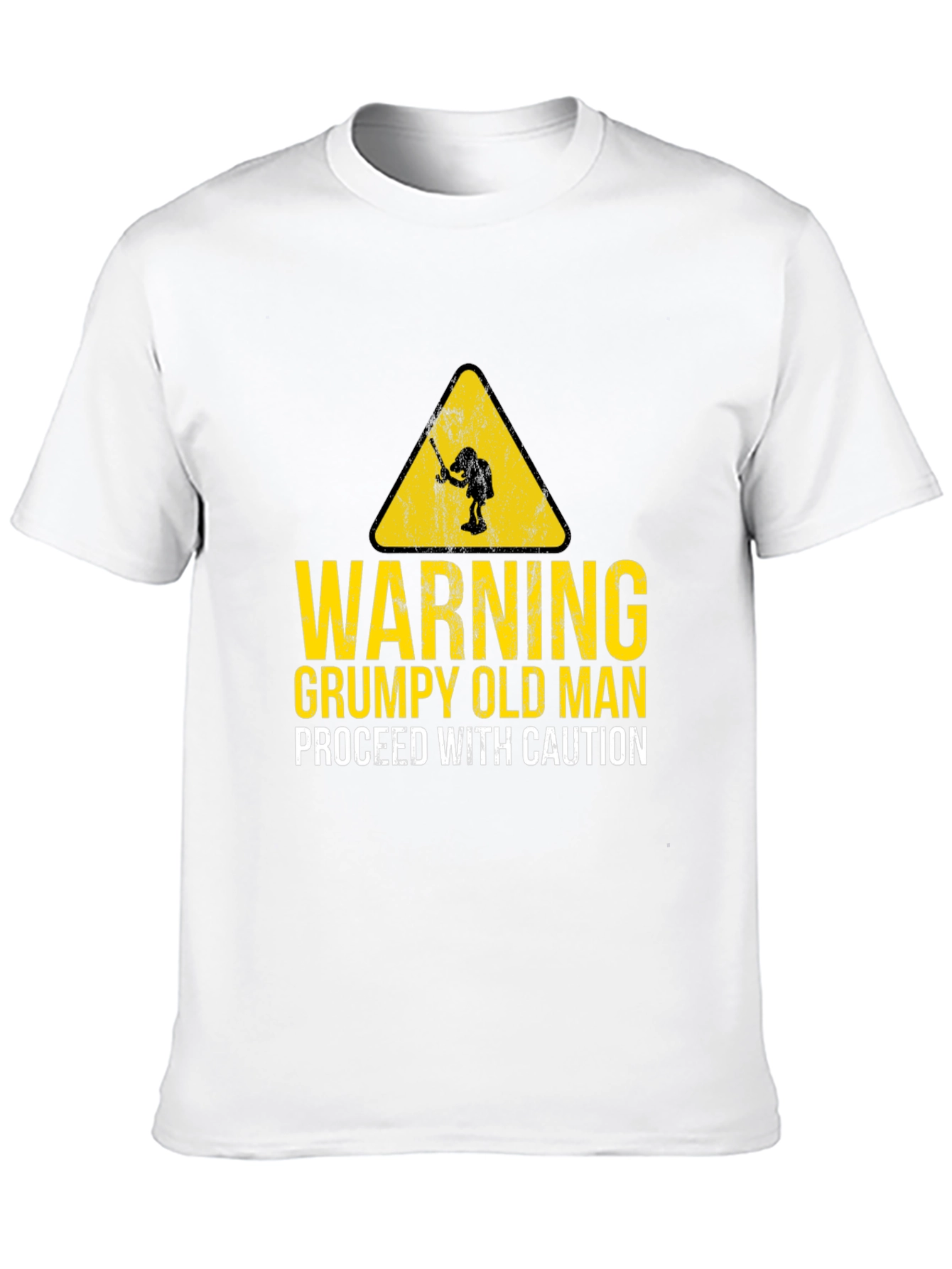 Grumpy Old Man Warning Graphic Tee