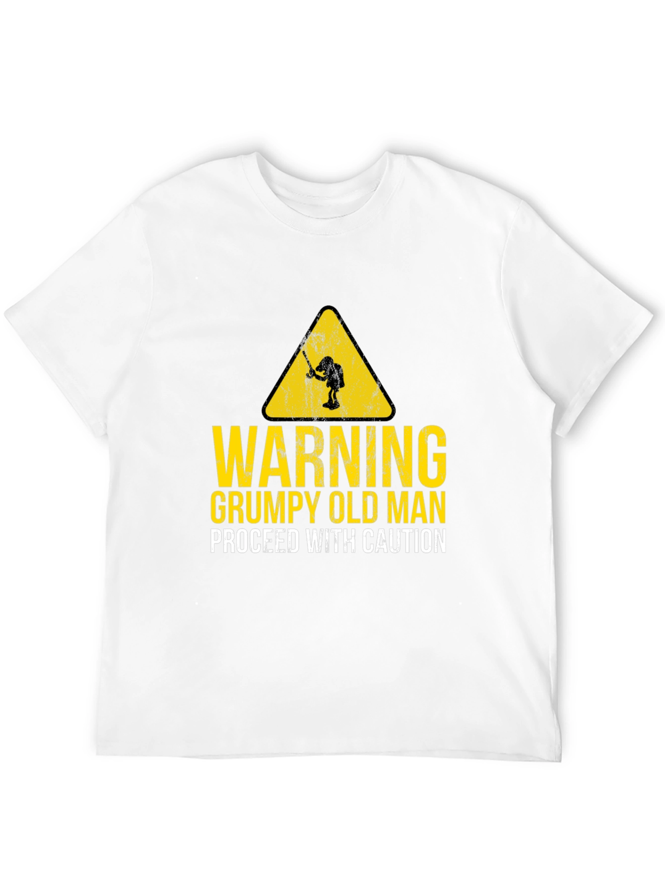 Grumpy Old Man Warning Graphic Tee