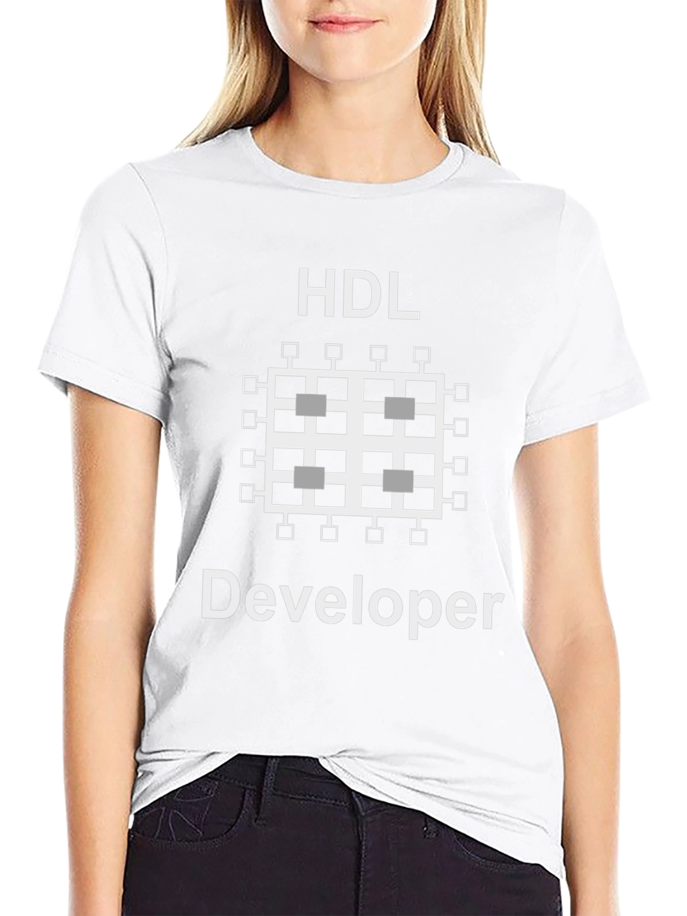 HDL Developer T-Shirt - Black Programmer Tee