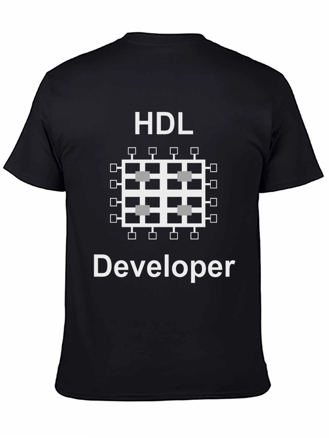 HDL Developer T-Shirt - Black Programmer Tee