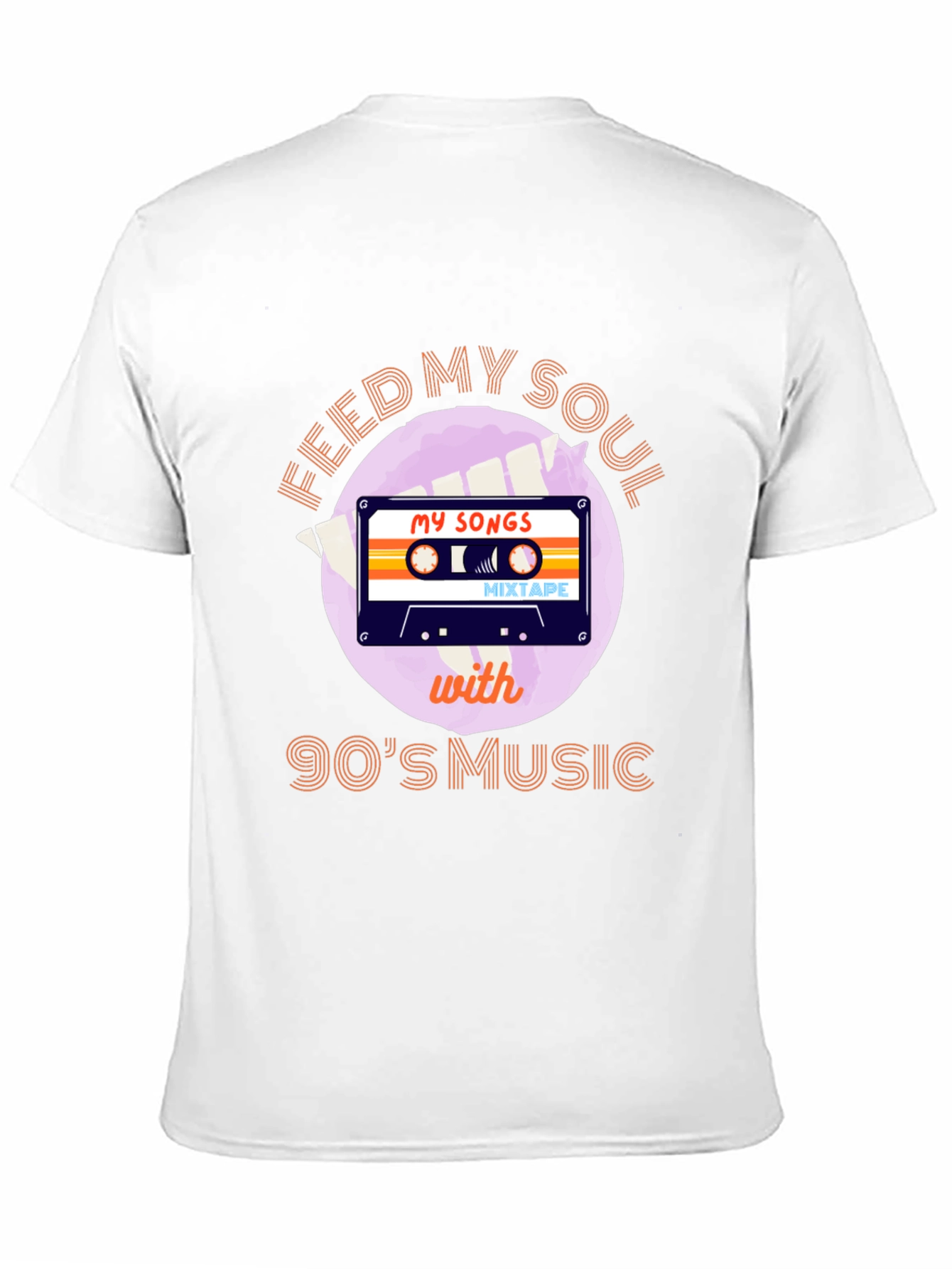 Feed My Soul 90s Music T-Shirt Cassette Tape