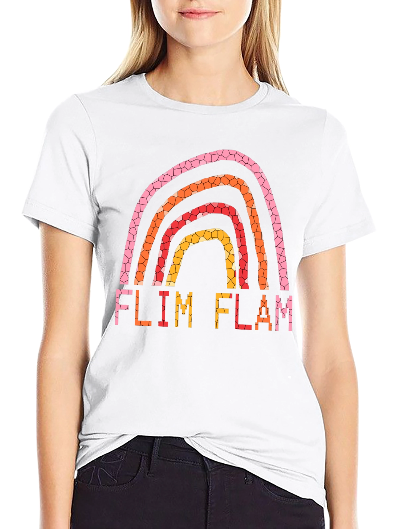 Flim Flam Rainbow Graphic T-Shirt
