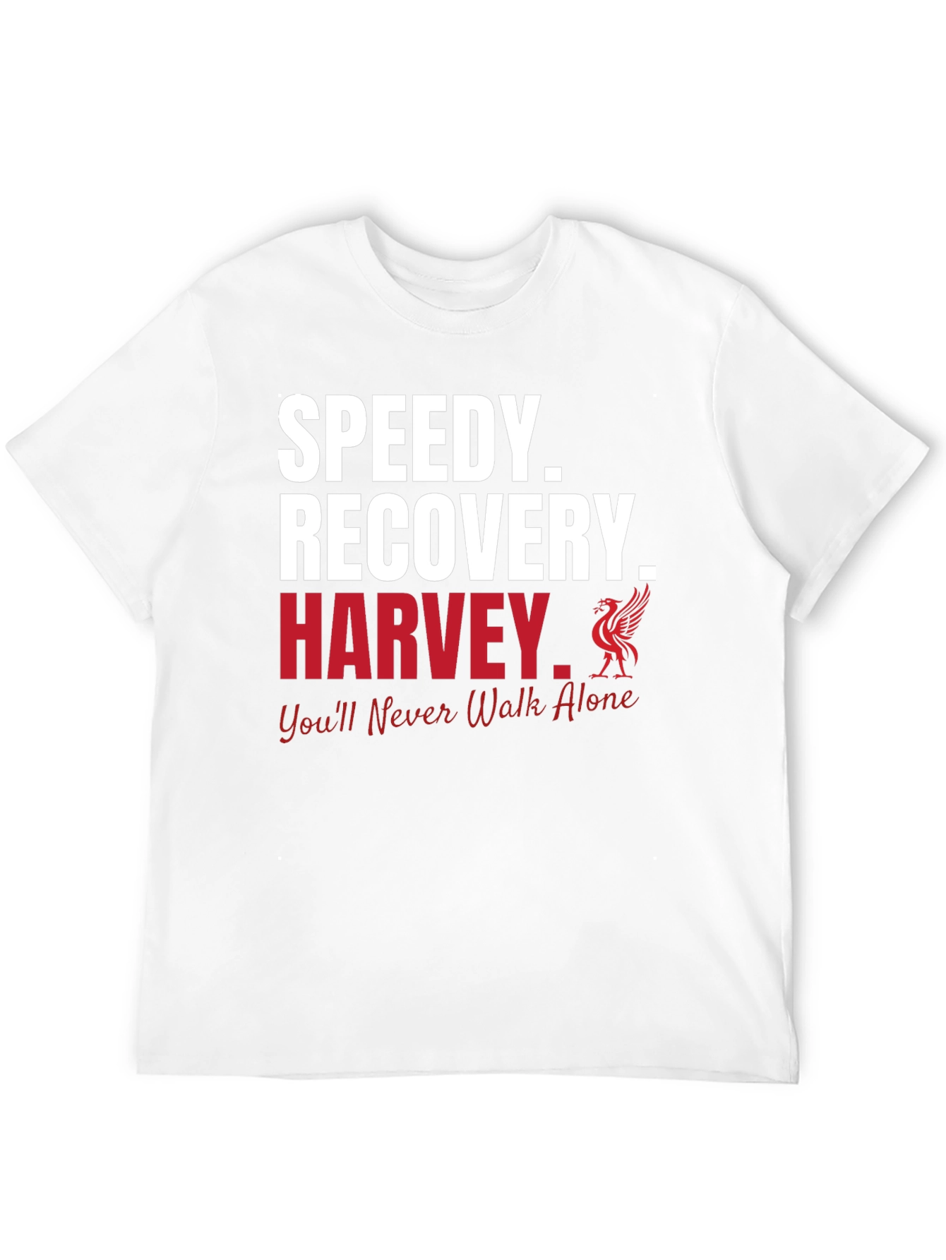 Speedy Recovery Harvey T-Shirt - Liverpool Fan Tribute
