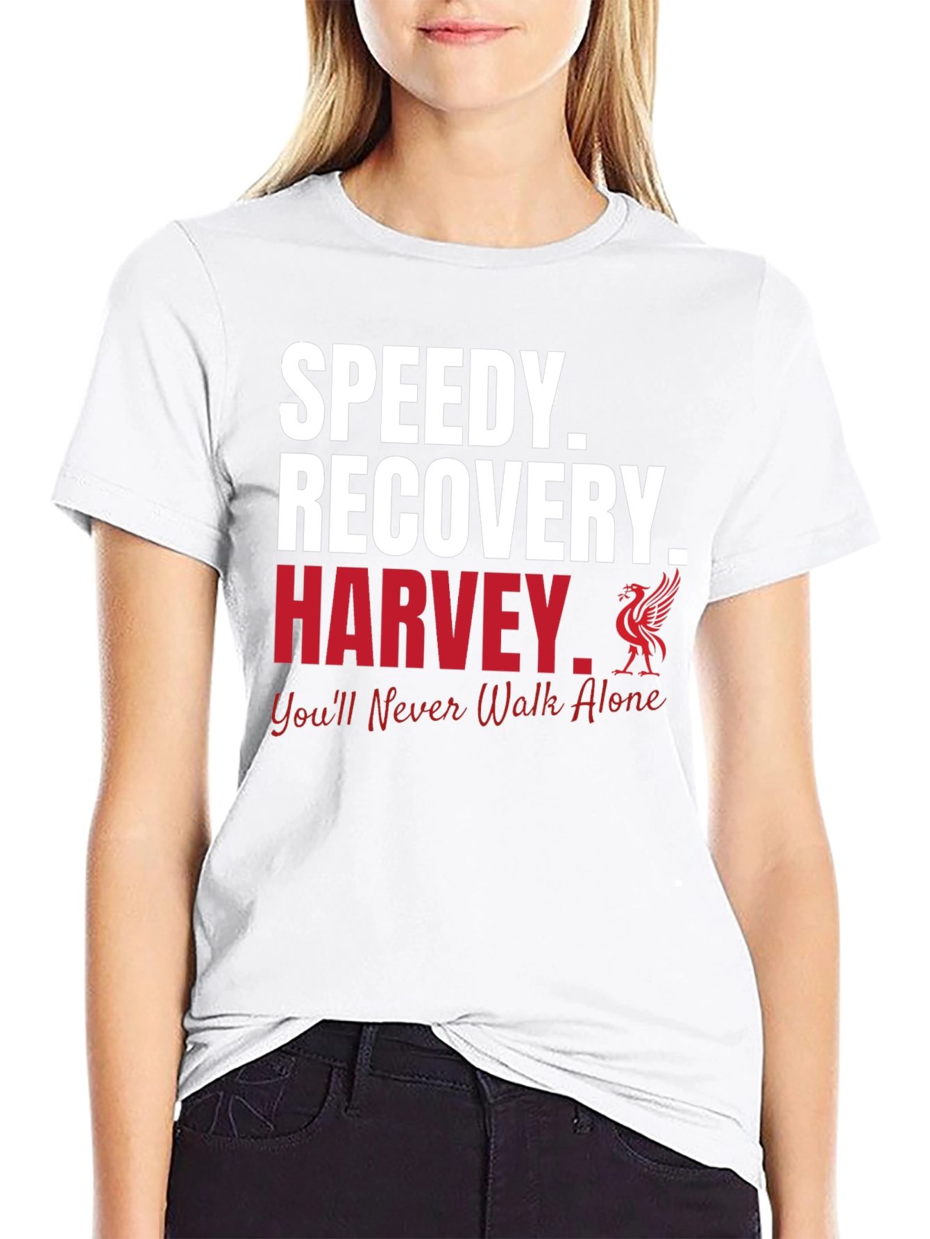 Speedy Recovery Harvey T-Shirt - Liverpool Fan Tribute