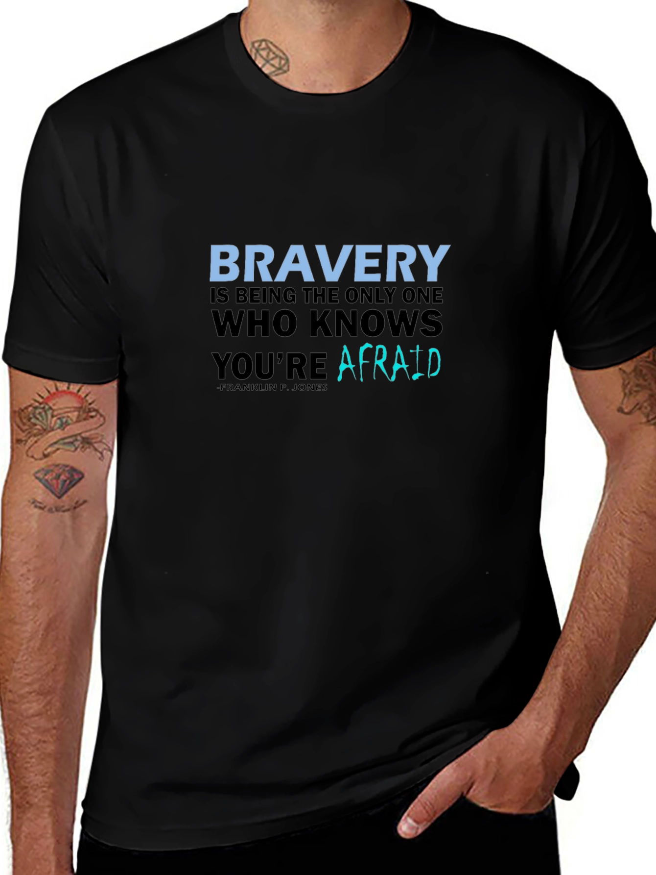 Bravery Quote T-Shirt