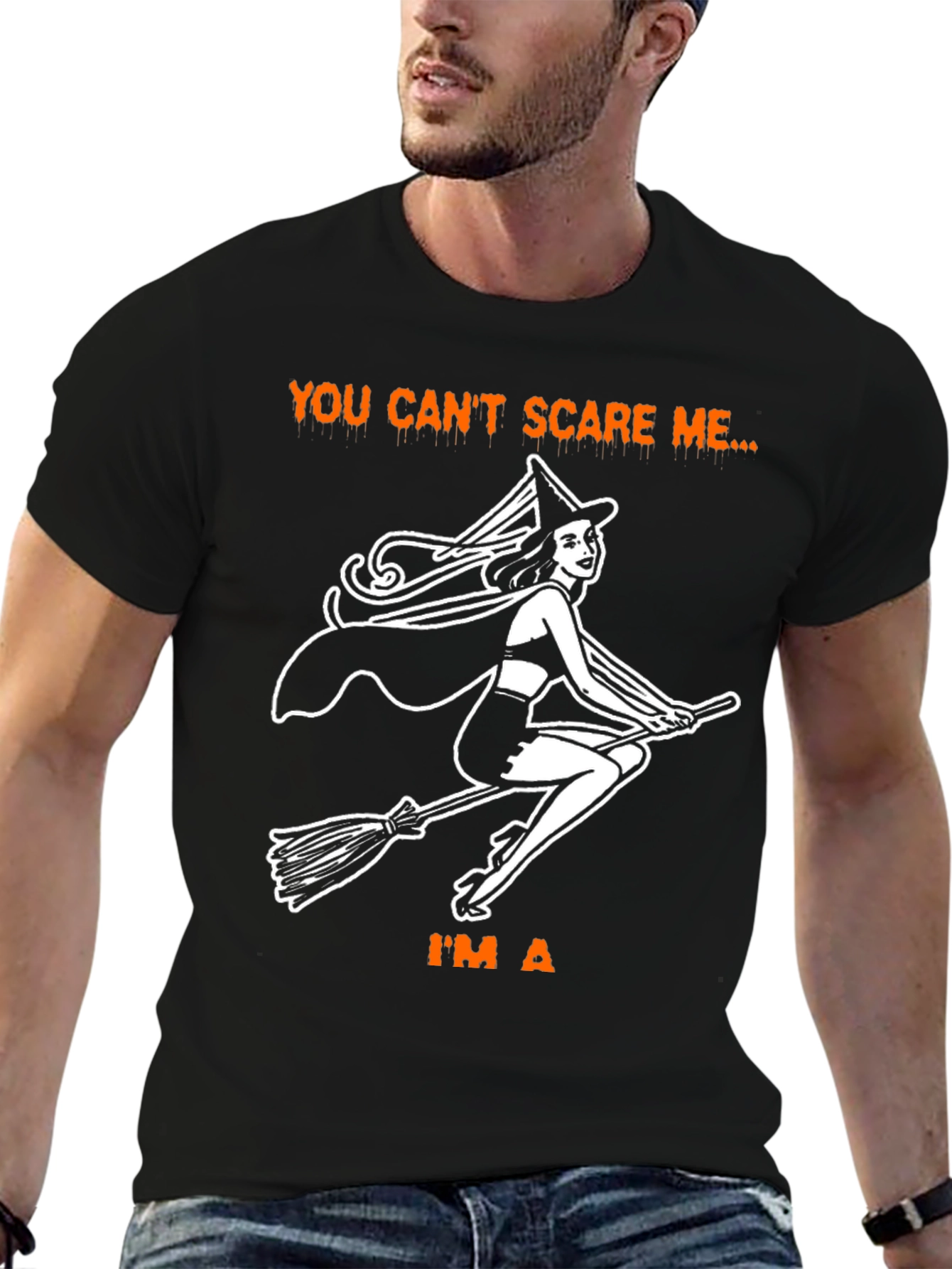 You Cant Scare Me Halloween T-Shirt
