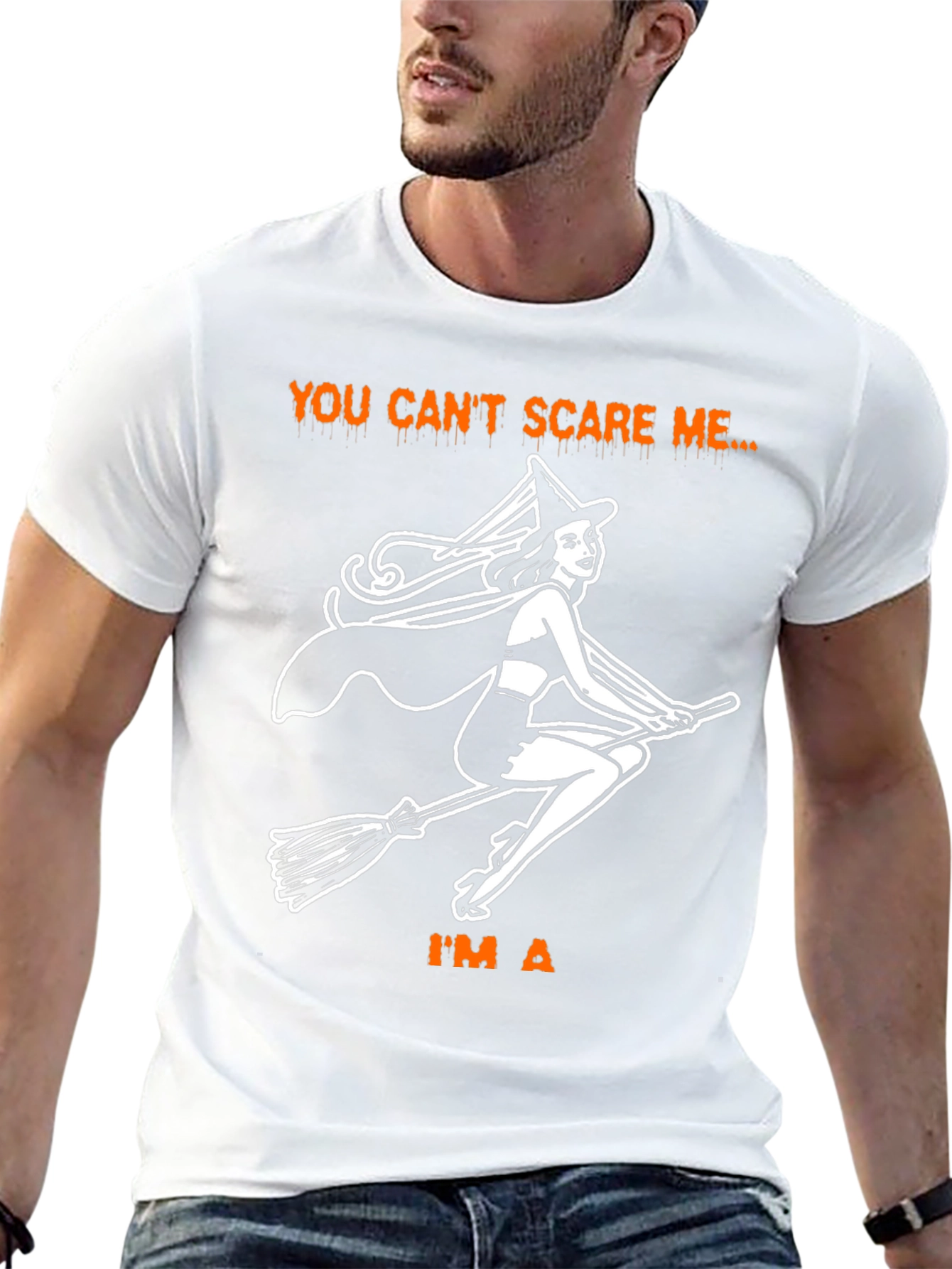You Cant Scare Me Halloween T-Shirt