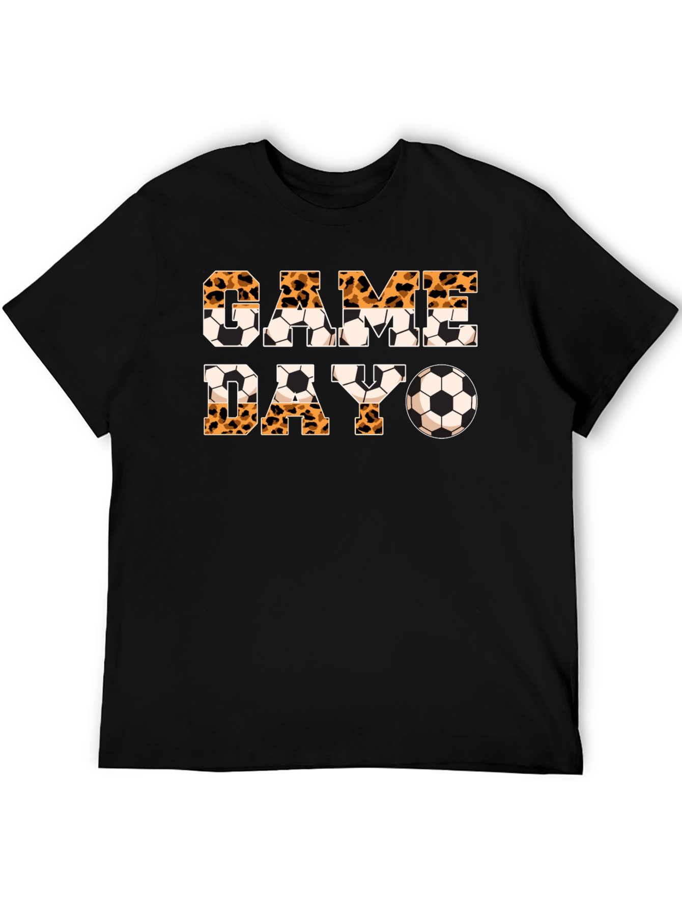 Game Day Leopard Print Soccer T-Shirt