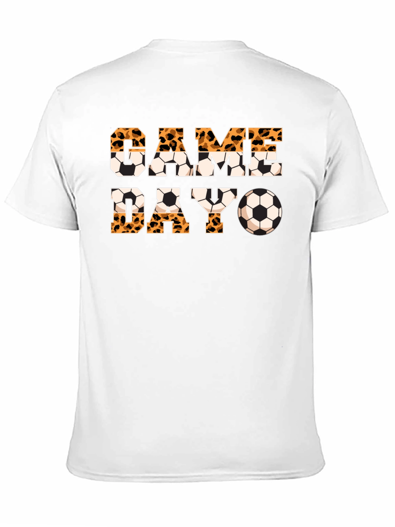 Game Day Leopard Print Soccer T-Shirt
