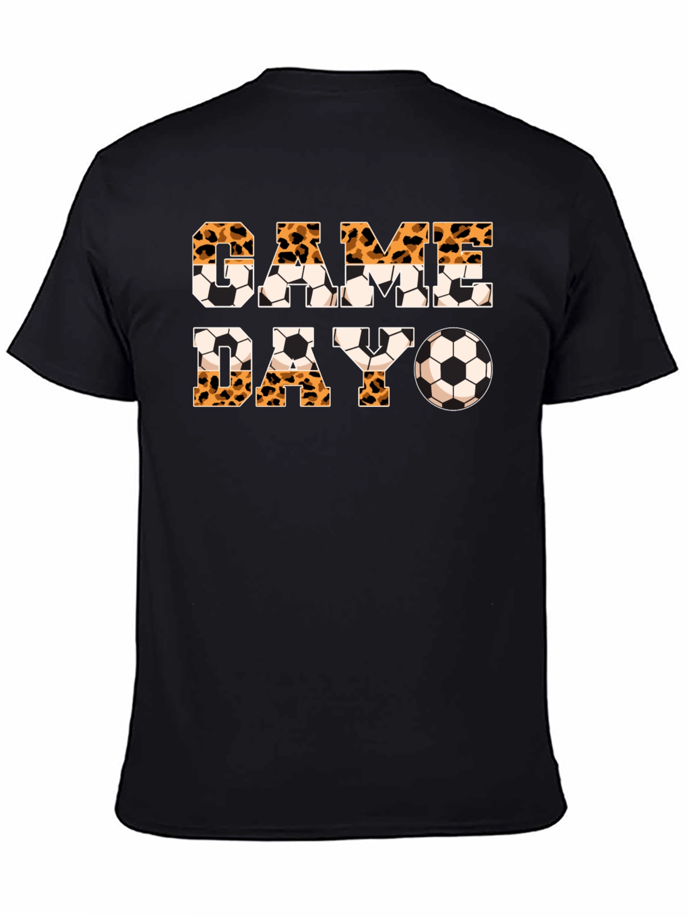 Game Day Leopard Print Soccer T-Shirt