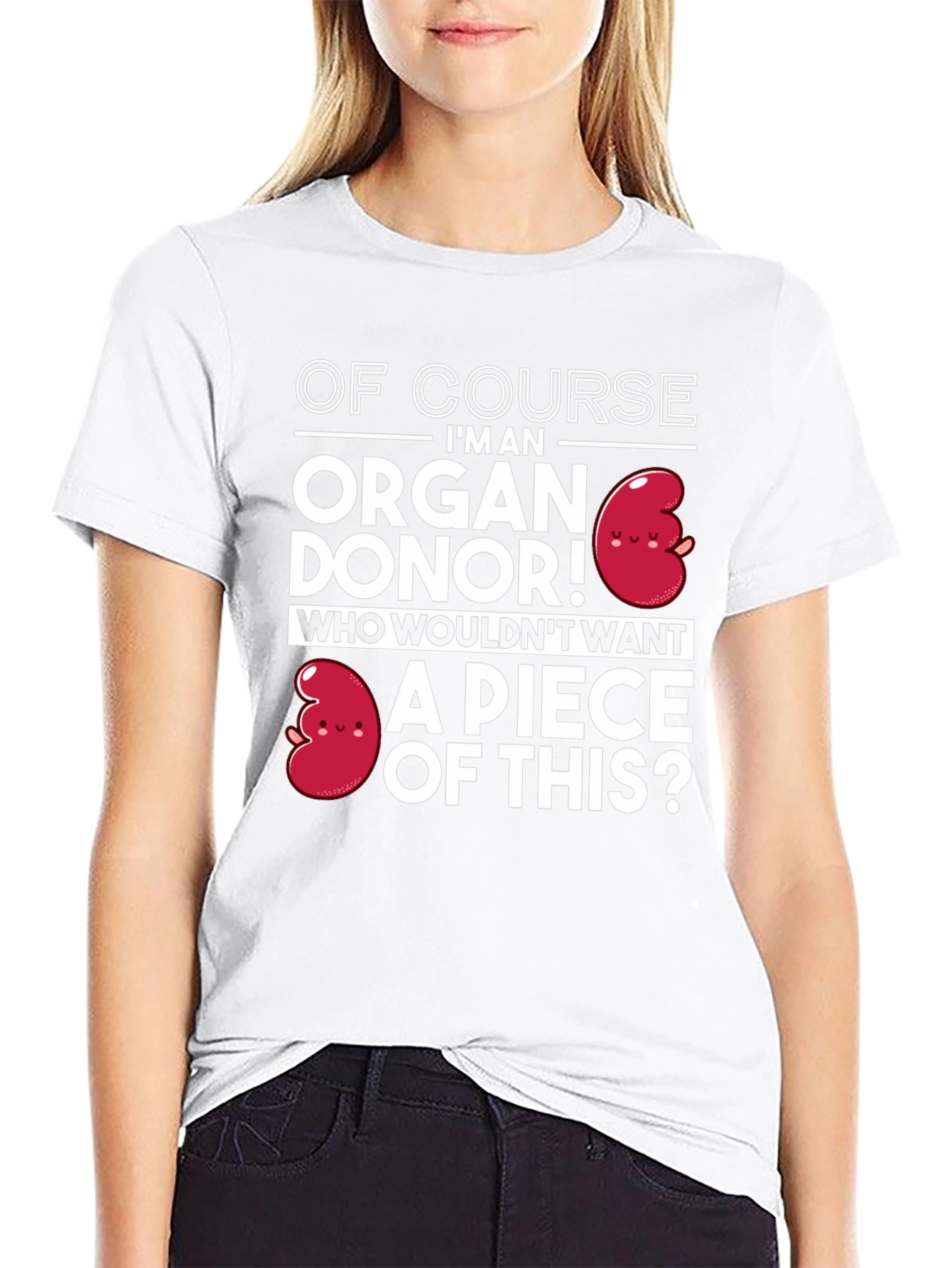 Organ Donor T-Shirt - Funny Kidney Design
