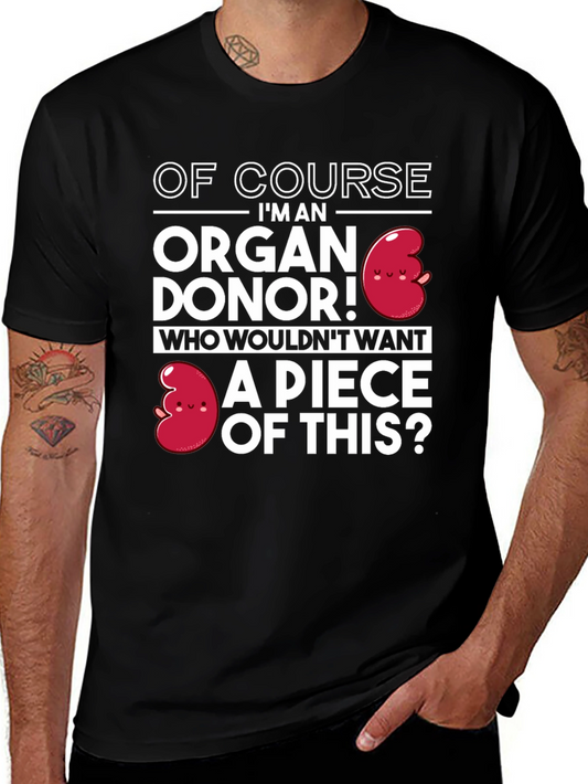 Organ Donor T-Shirt - Funny Kidney Design