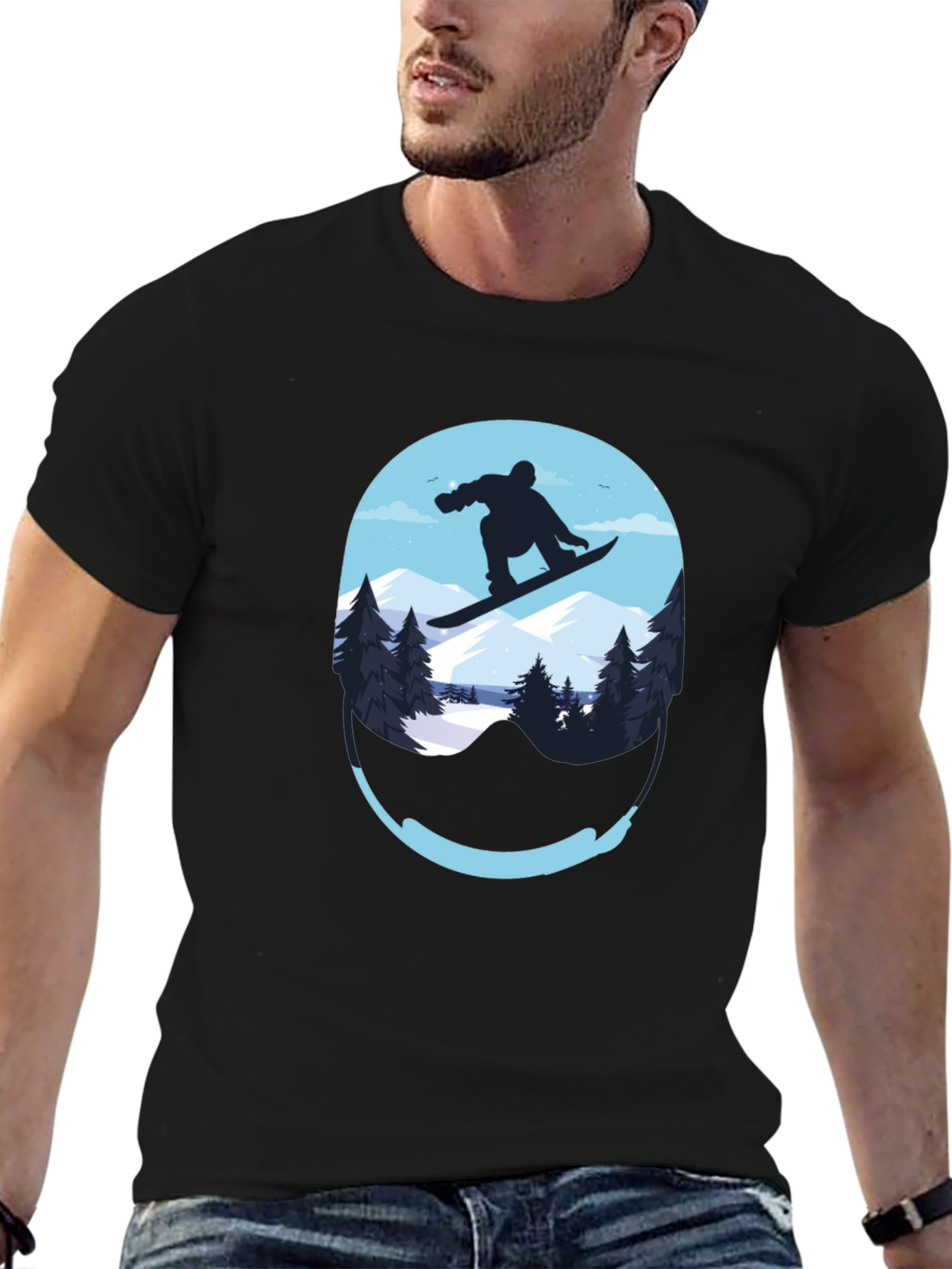 Snowboarder Graphic Tee - Adventure Awaits