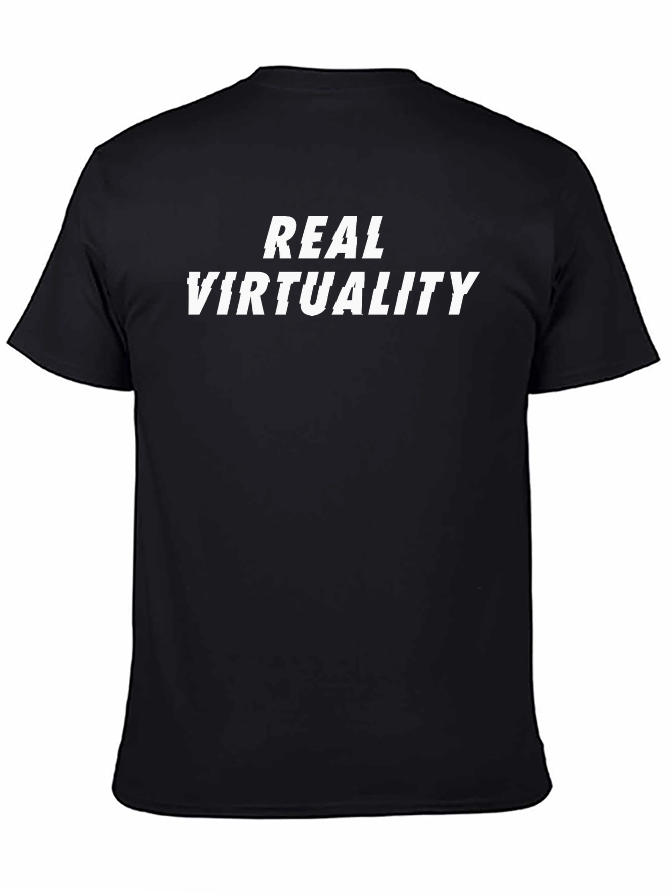 Real Virtuality Graphic T-Shirt - Black