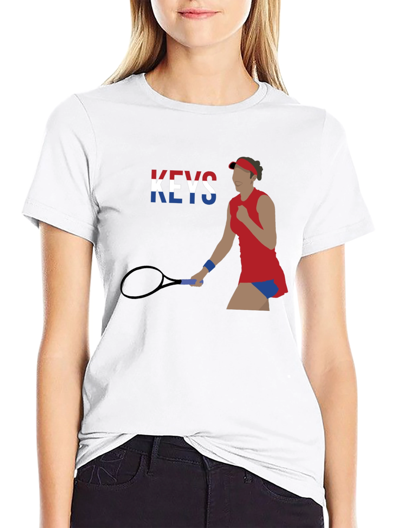 Tennis Player Graphic T-Shirt - Athlete Inspired Tee