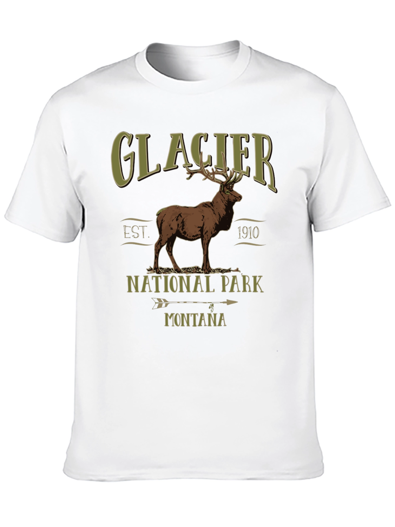 Glacier National Park Elk T-Shirt