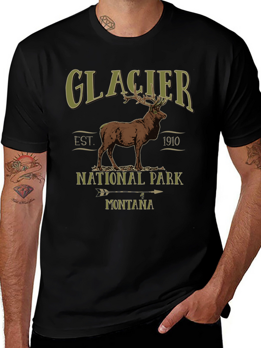 Glacier National Park Elk T-Shirt
