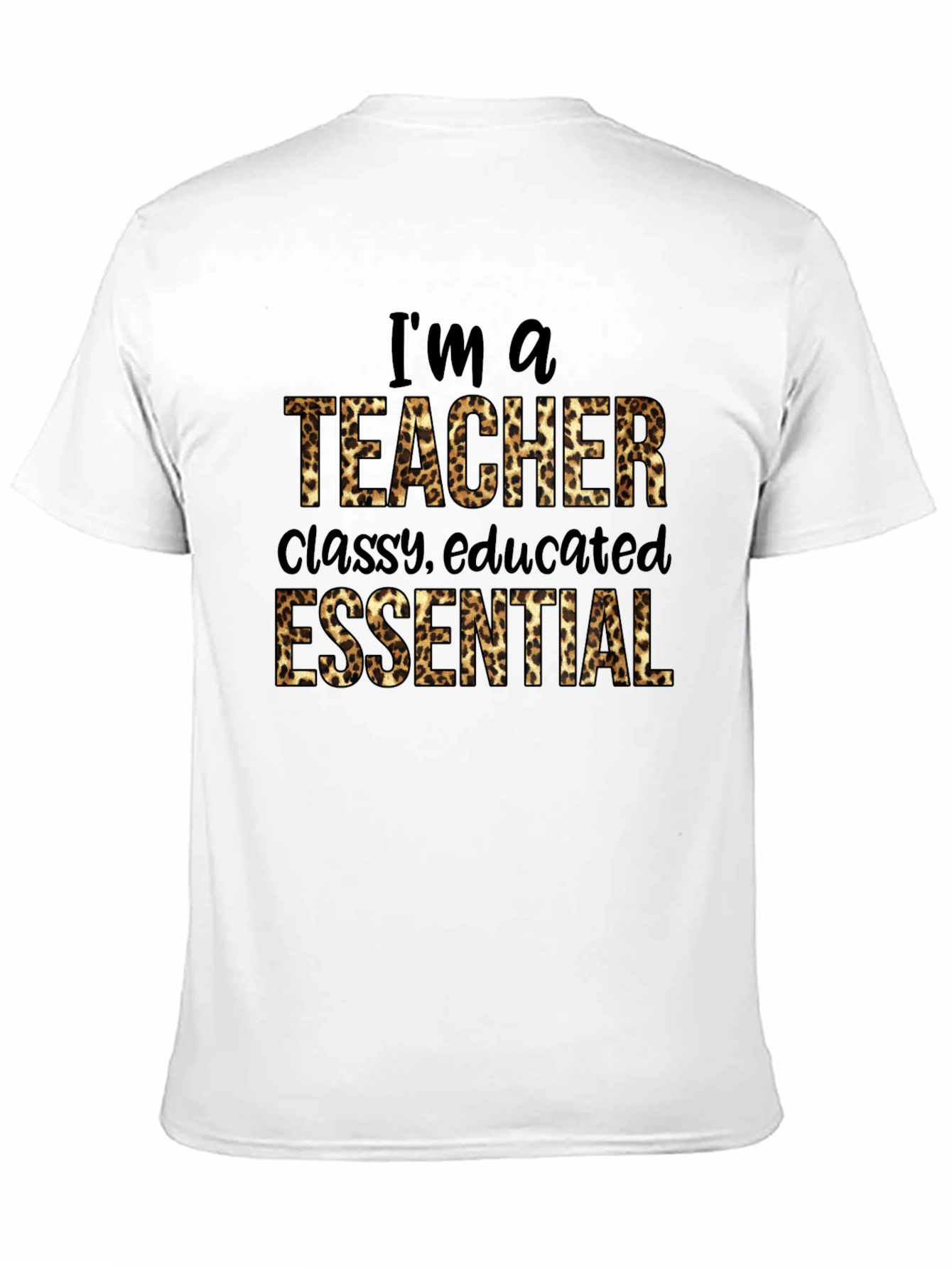 Im a Teacher Leopard Print T-Shirt
