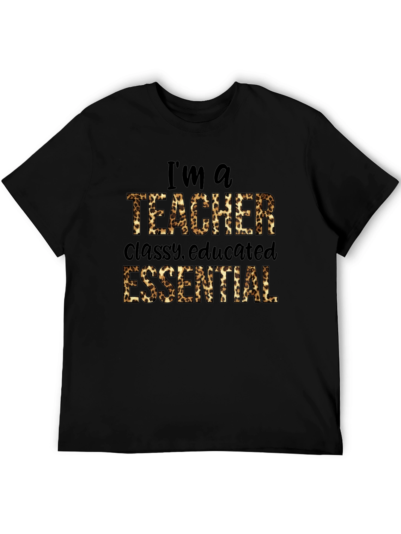 Im a Teacher Leopard Print T-Shirt