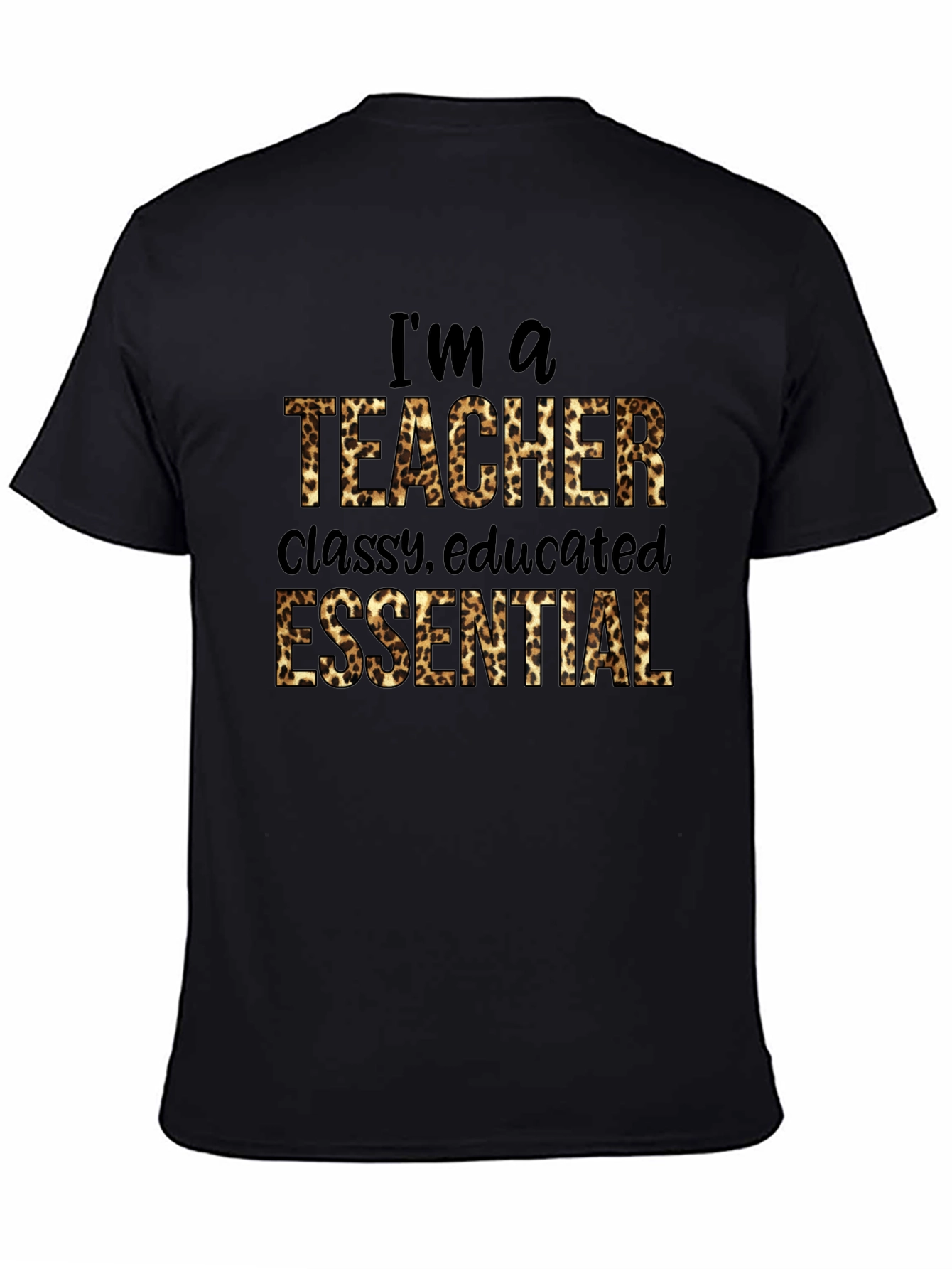 Im a Teacher Leopard Print T-Shirt