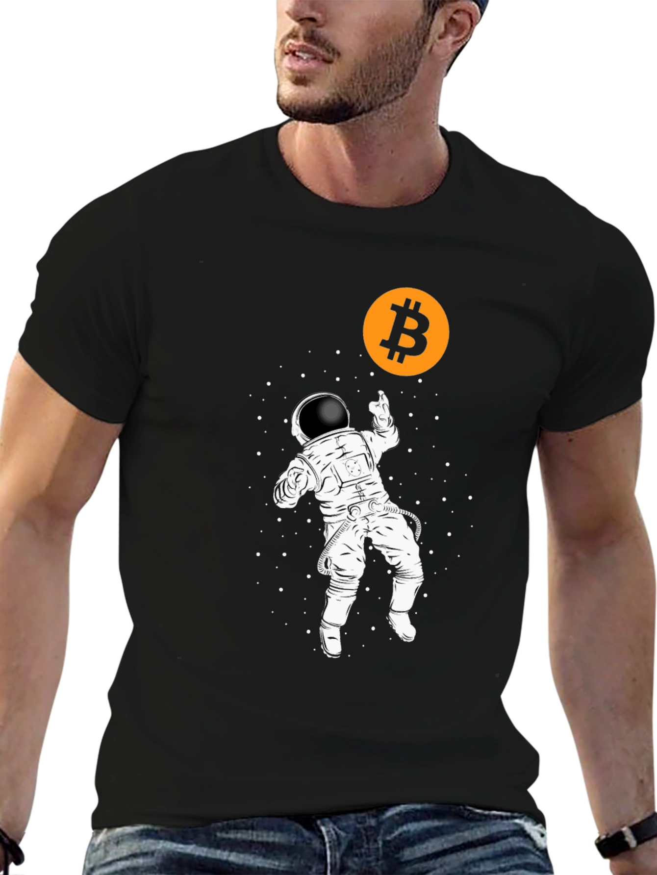 Bitcoin Astronaut T-Shirt - Crypto to the Moon!