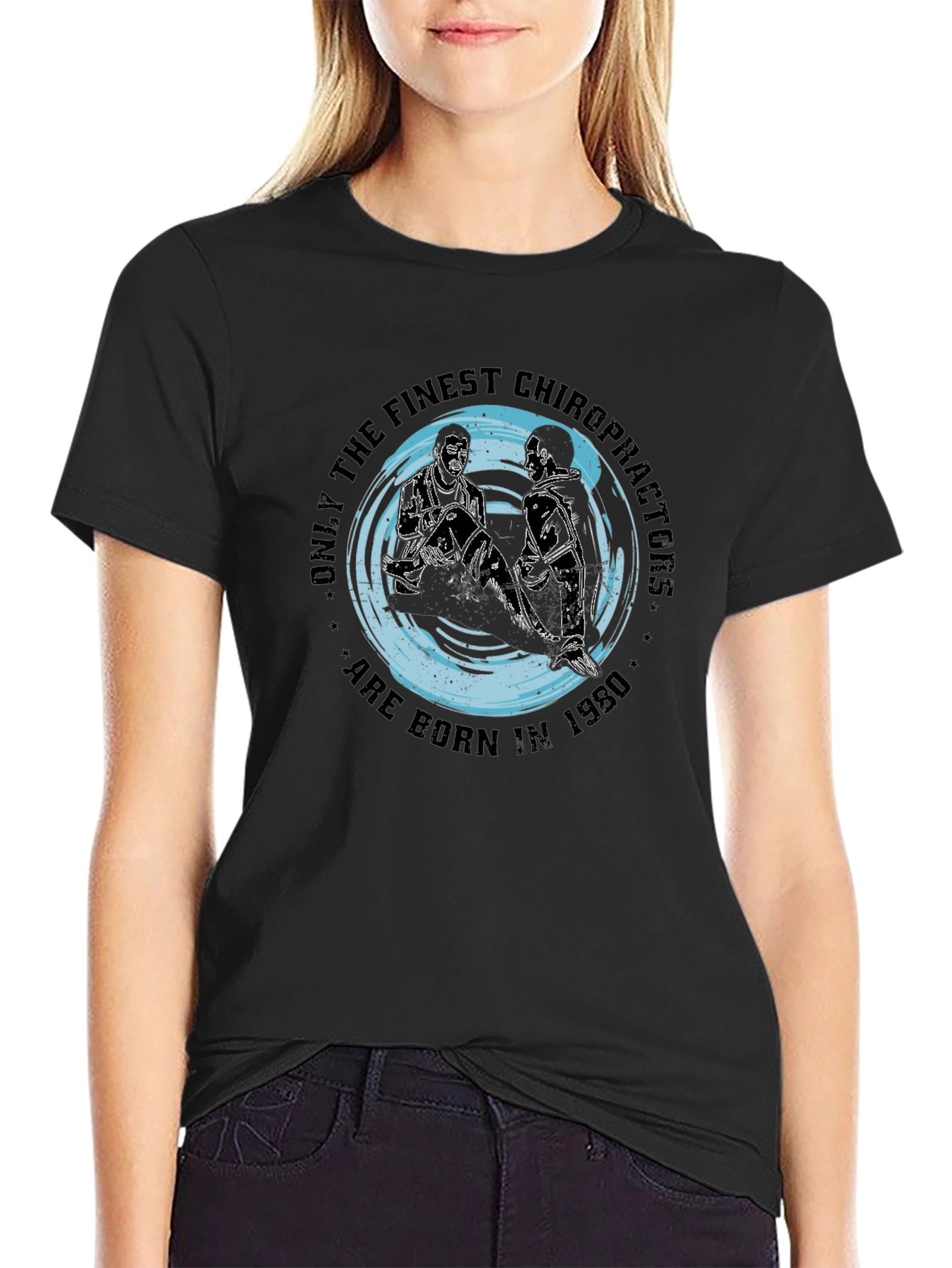 Finest Chiropractors Born in 1980 T-Shirt