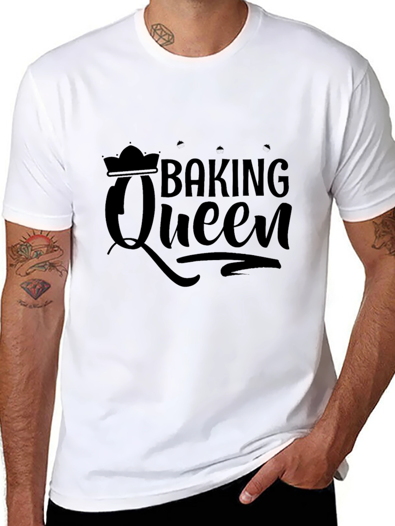 Baking Queen Black T-Shirt