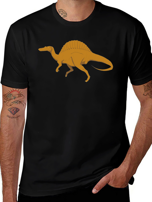 Spinosaurus Graphic Tee - Black Dinosaur Shirt