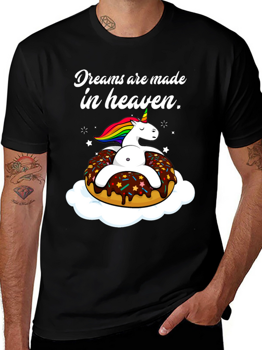 Unicorn Dreams T-Shirt - Donut & Cloud Design