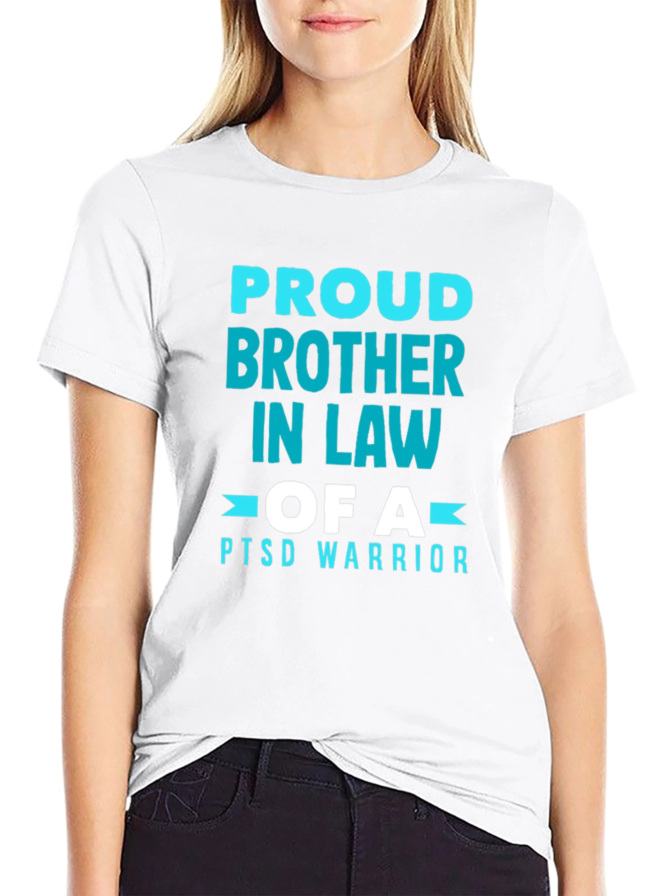 Proud Brother In Law PTSD Warrior Graphic Tee