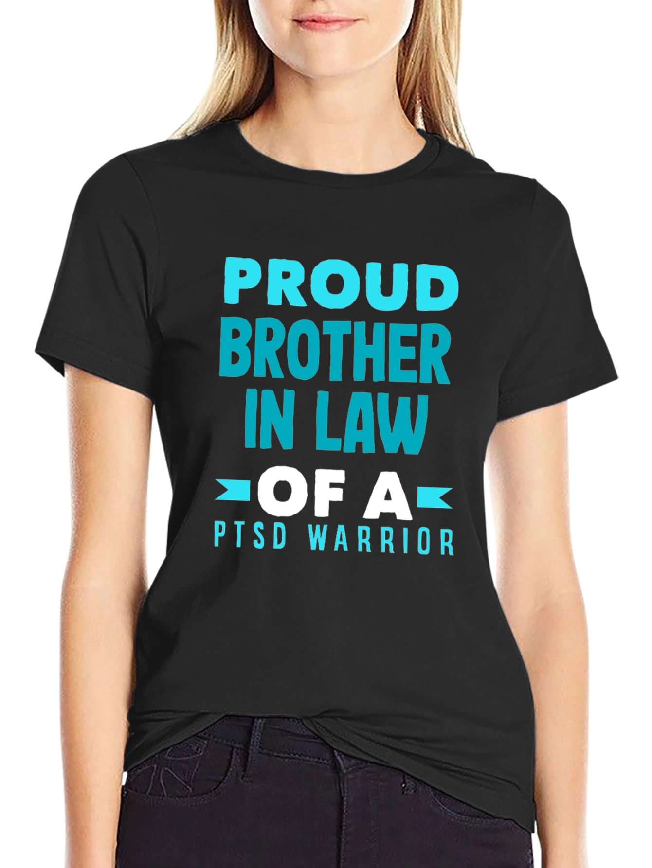 Proud Brother In Law PTSD Warrior Graphic Tee