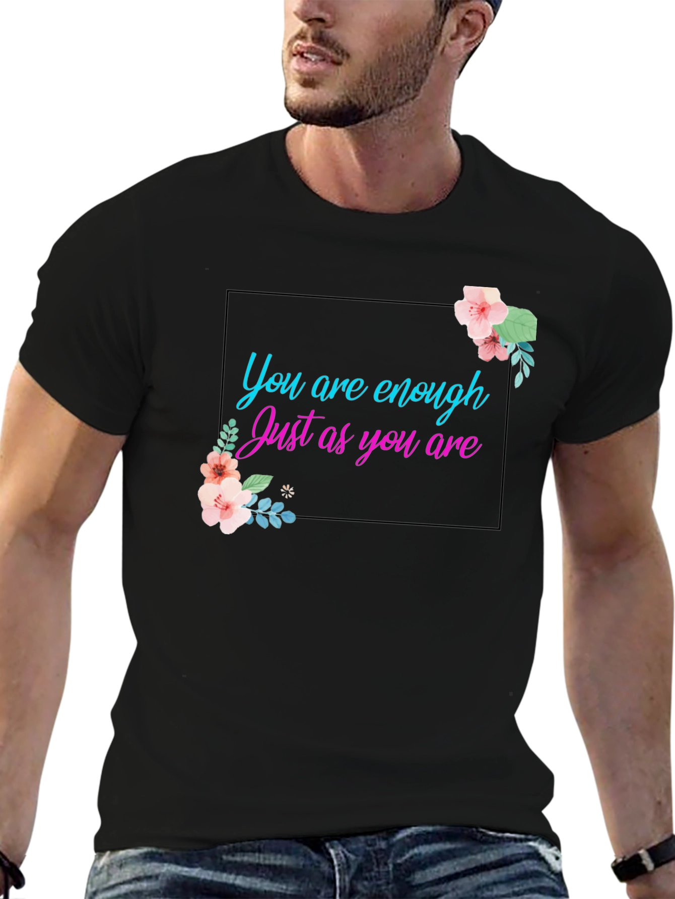 You Are Enough Graphic Tee - Positive Affirmation Shirt