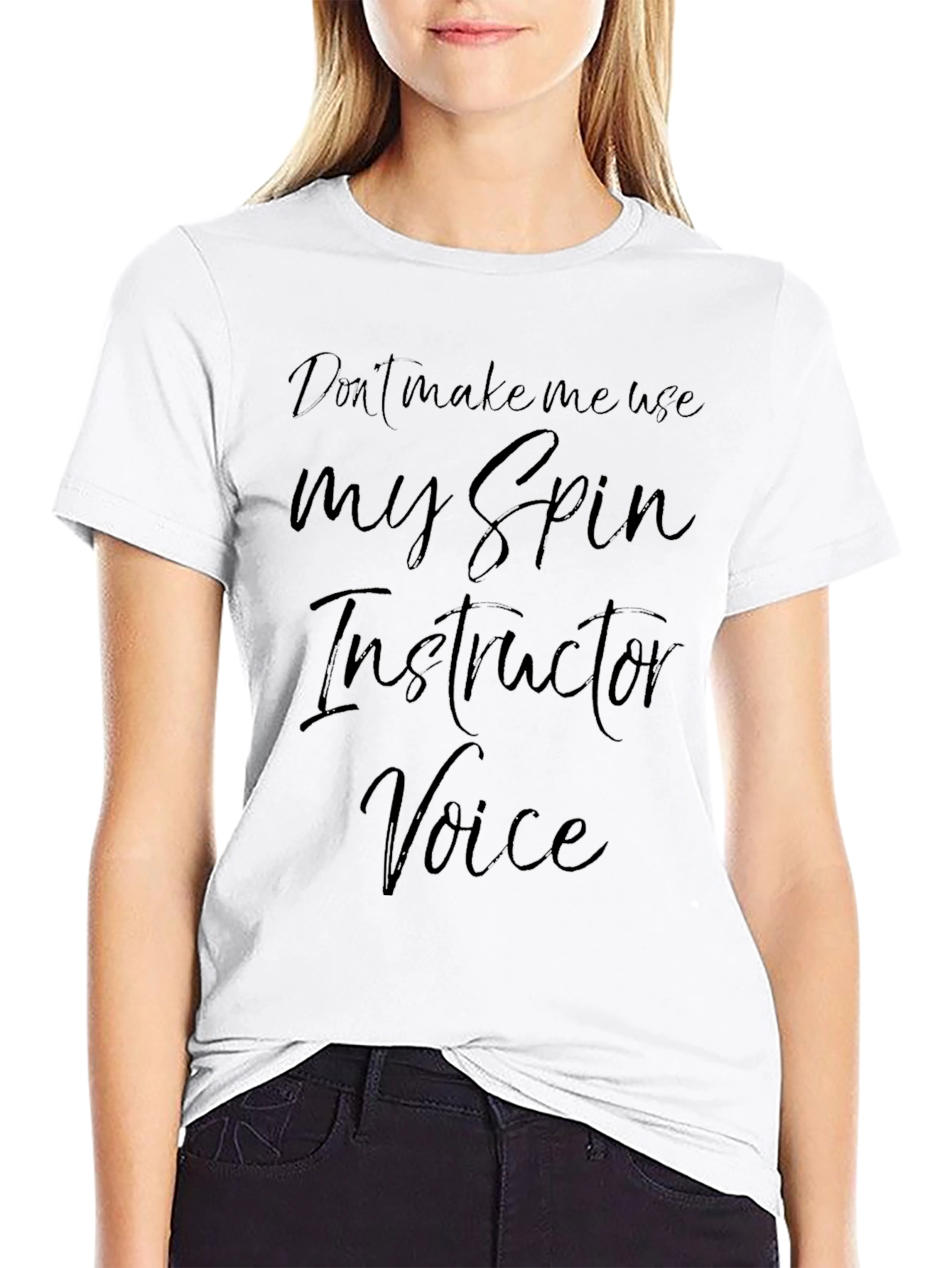 Spin Instructor Voice Graphic T-Shirt