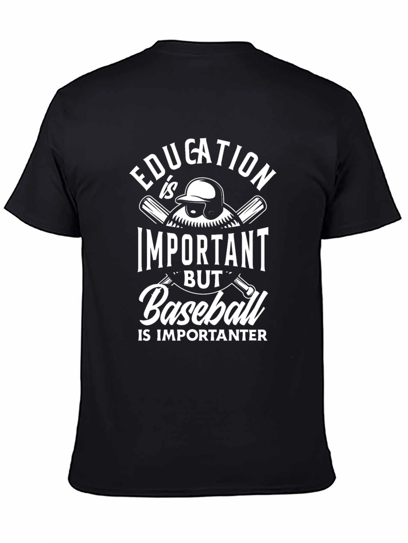 Education vs Baseball T-Shirt