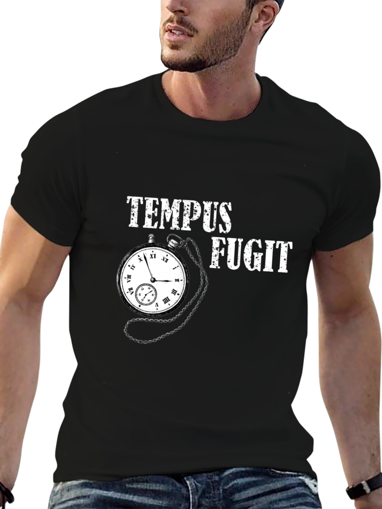 Tempus Fugit Graphic Tee - Time Flies T-Shirt