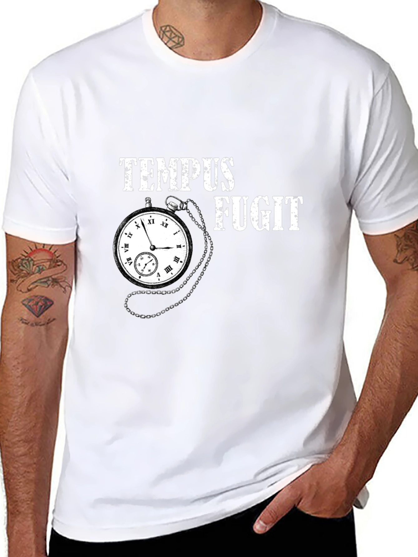 Tempus Fugit Graphic Tee - Time Flies T-Shirt