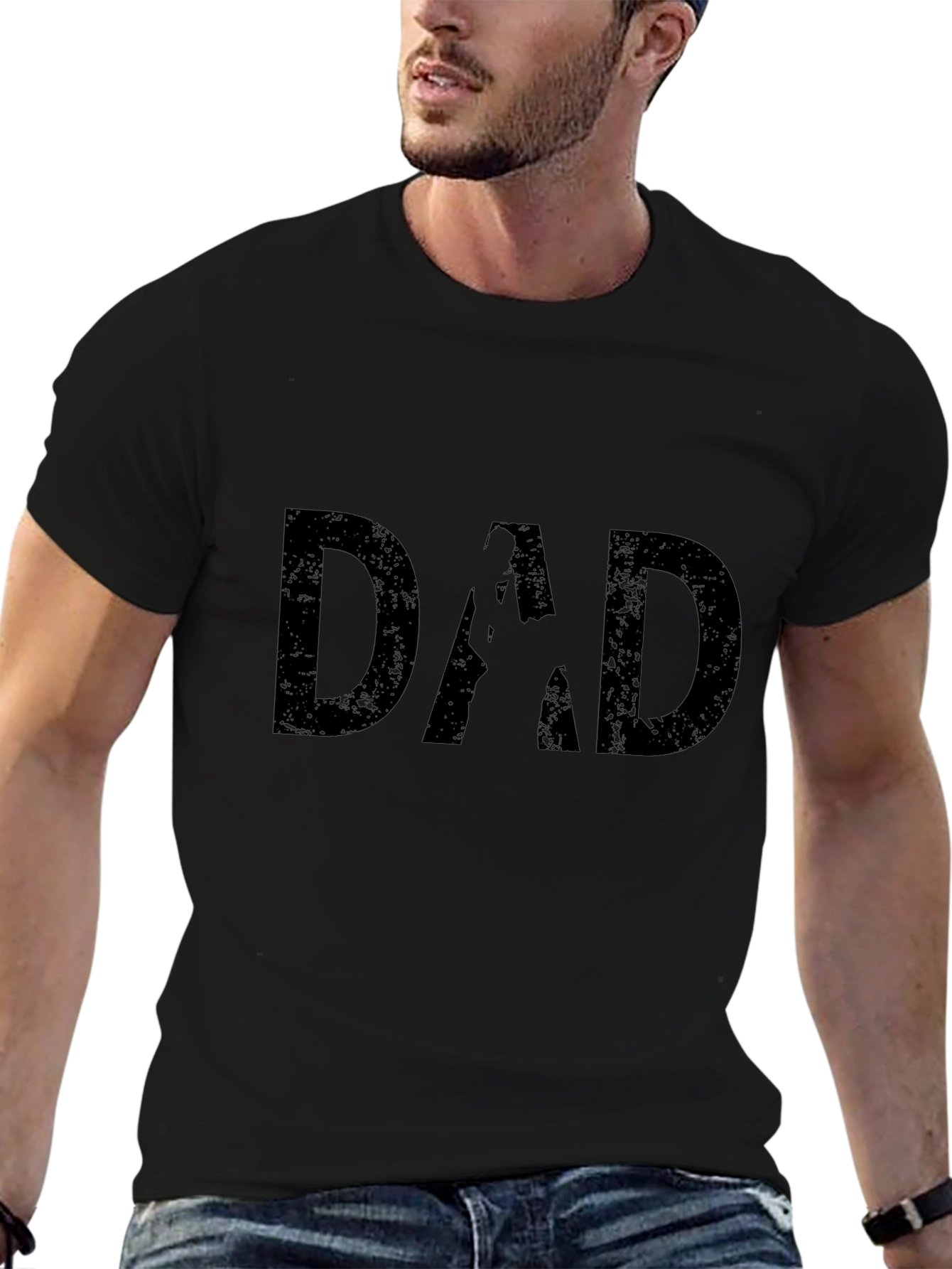 Dad Silhouette T-Shirt - Fathers Day Gift