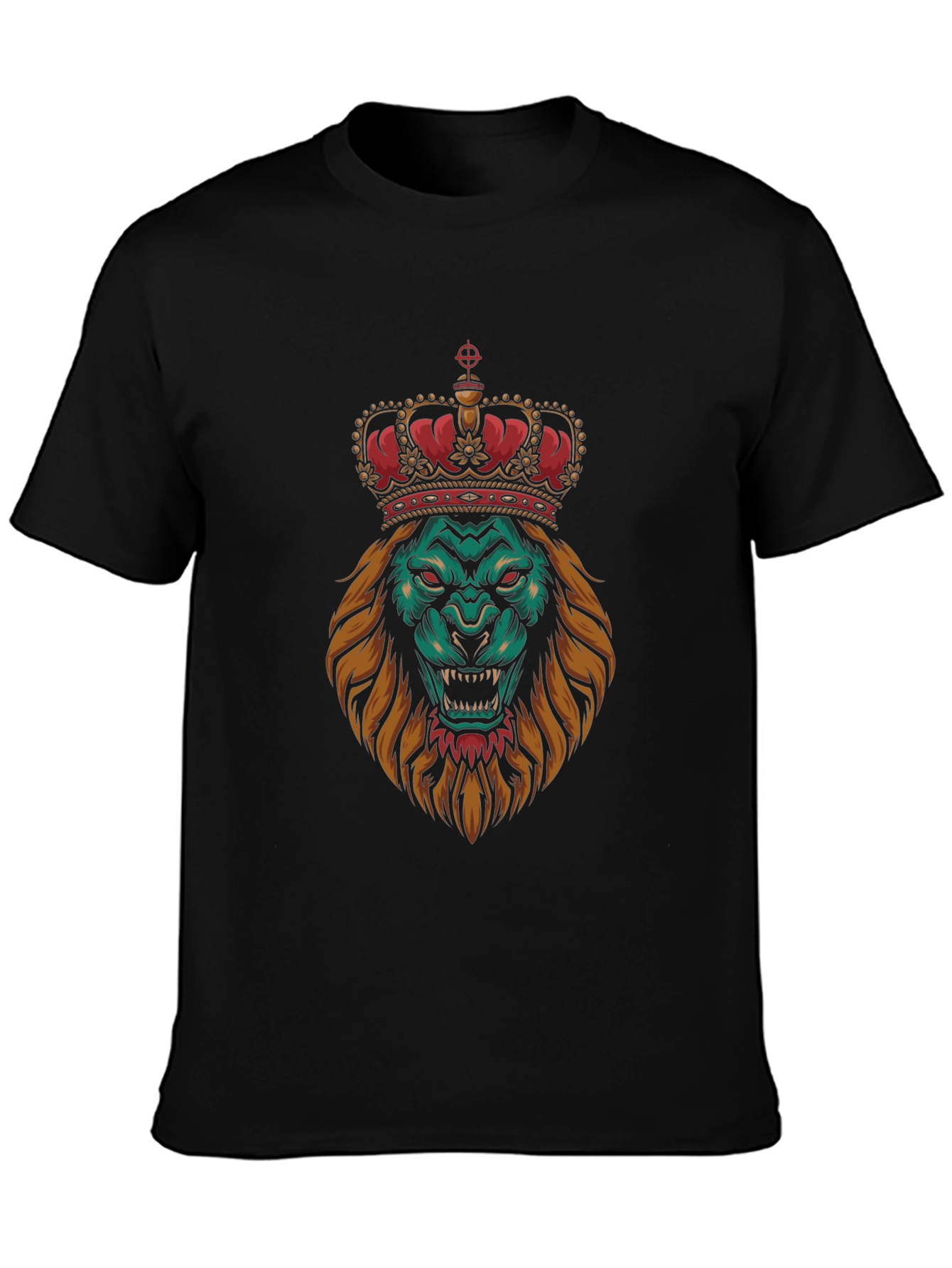 Lion King Graphic Tee - Premium Black T-Shirt