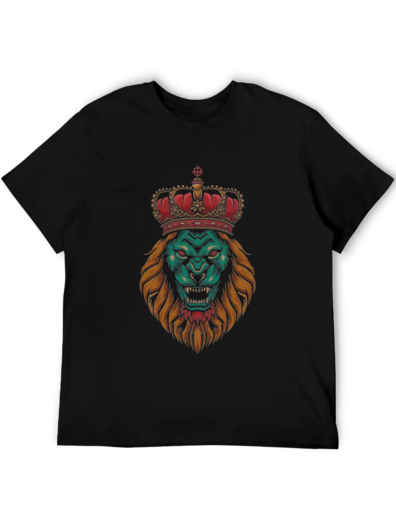 Lion King Graphic Tee - Premium Black T-Shirt