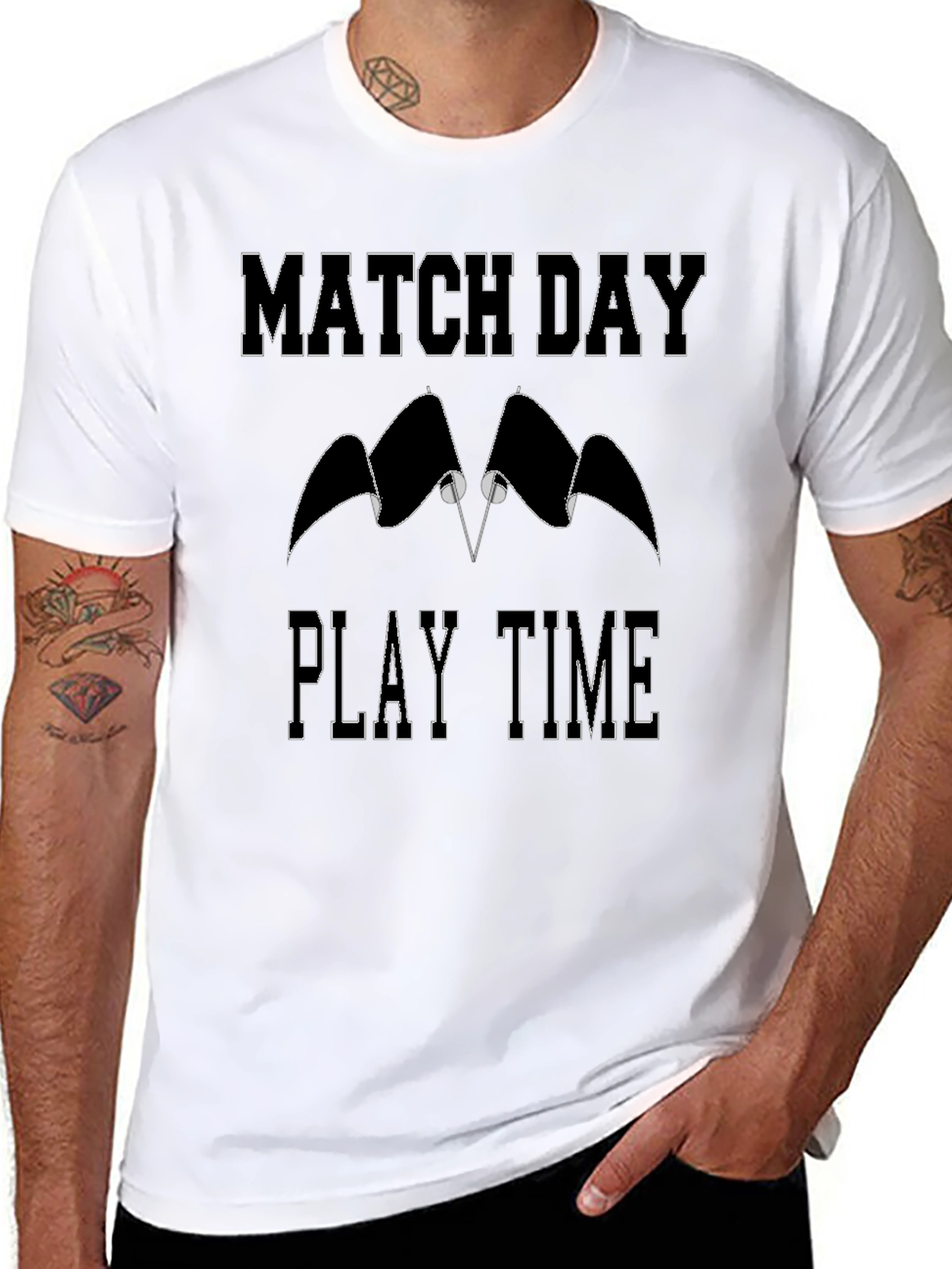 Match Day Play Time Graphic T-Shirt