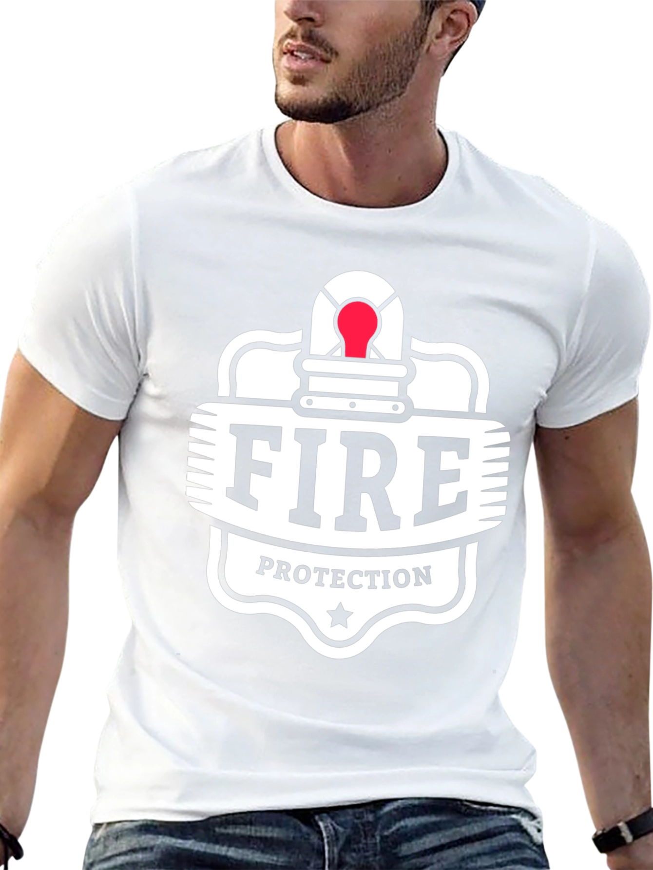 Fire Protection Graphic T-Shirt - Black