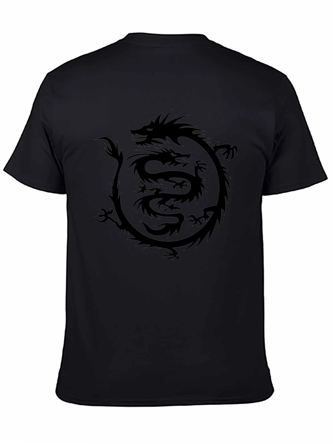 Dragon Graphic T-Shirt - Mens Black Tee