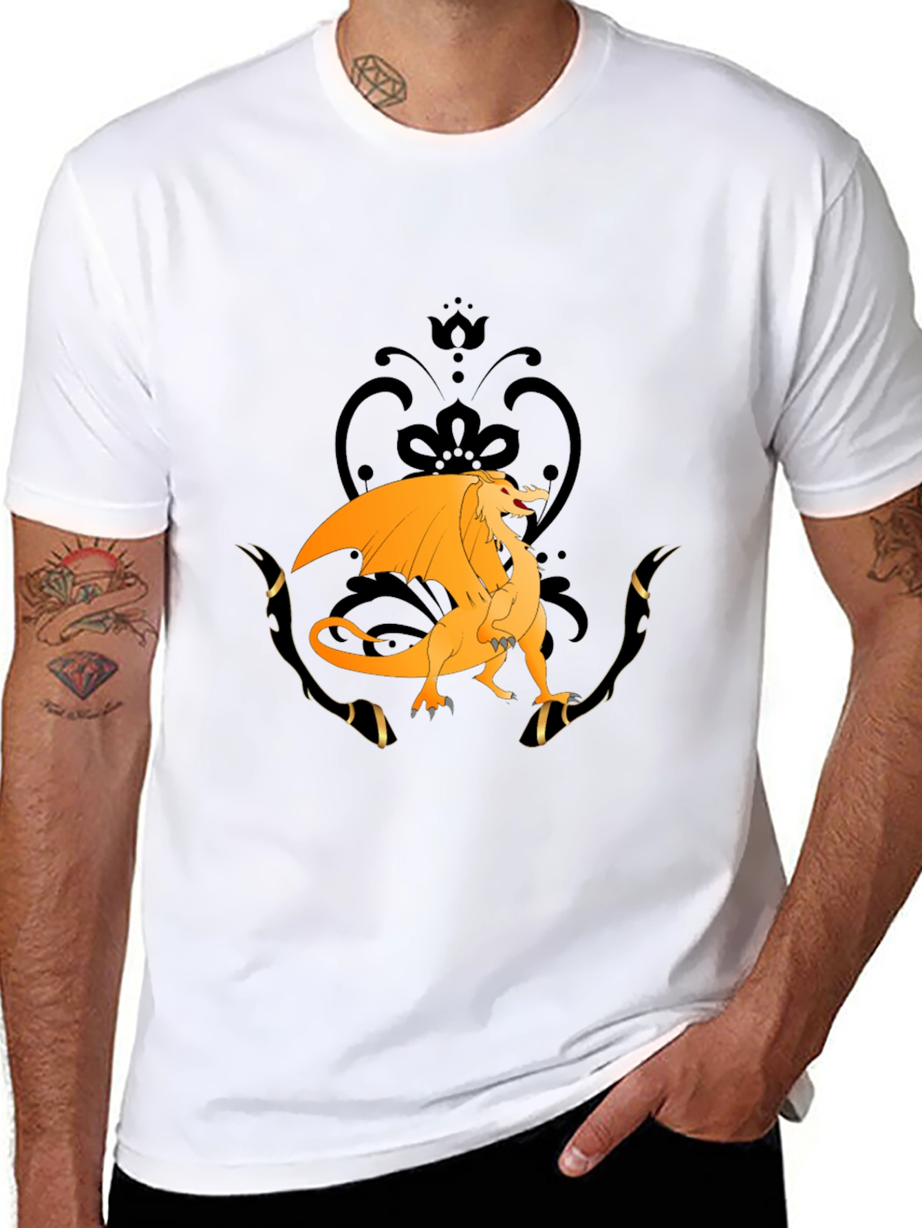 Dragon Graphic Black T-Shirt
