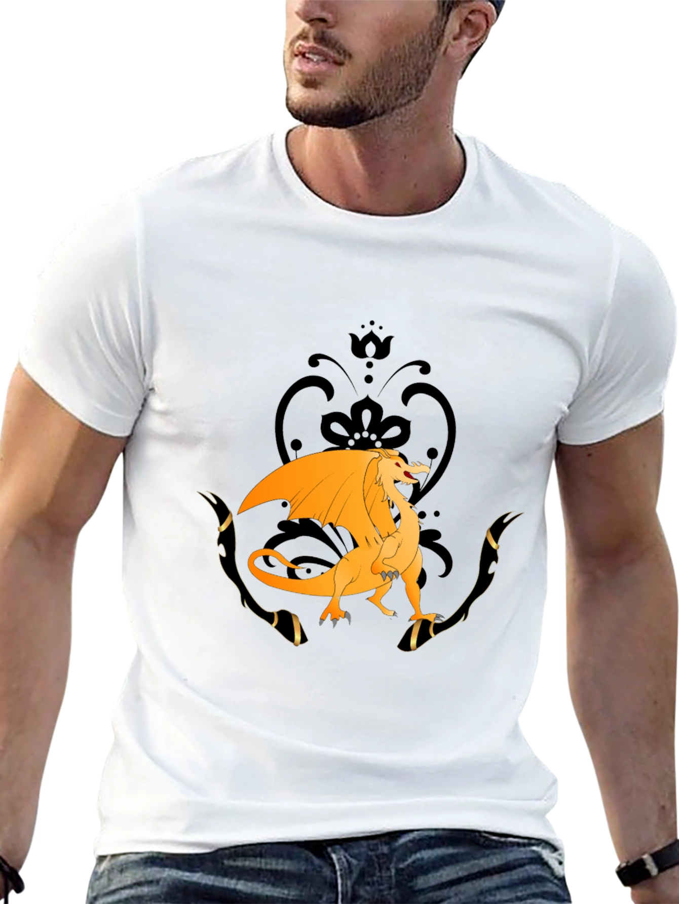 Dragon Graphic Black T-Shirt