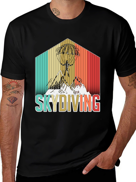 Retro Skydiving T-Shirt - Vintage Style Adventure Tee